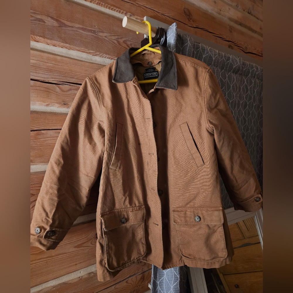 Mens Lands Ends Canvas work jacket